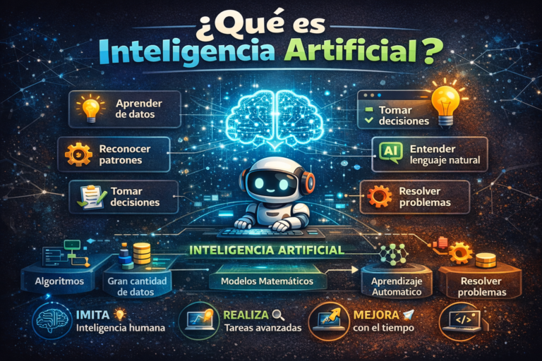 que es la inteligencia artificial explicacion visual tecnologia