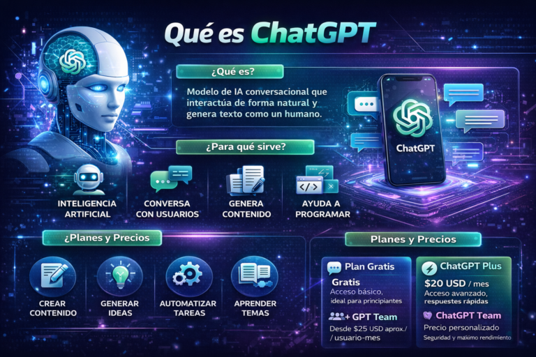 que es chatgpt inteligencia artificial conversacional explicacion visual