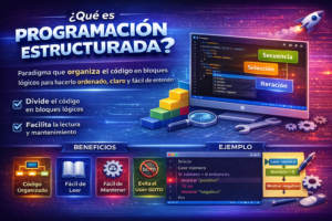 que es programacion estructurada explicacion visual codigo organizado